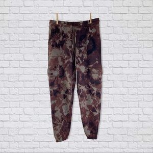 BRAND NEW! GOOD DAY BLEACHED TIE-DYE SWEATPANTS